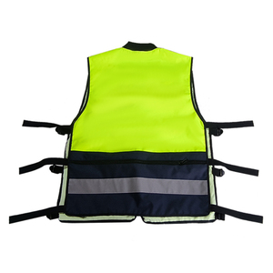 Khả năng hiển thị cao ANSI Class 3 unisex an toàn vest với dải phản quang không thấm nước & LED flash cho người lớn đêm làm việc ngoài trời - Product Image 3