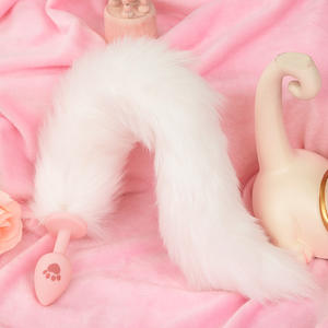 SM Sexspielzeug Weibliche Masturbation Silikon Katze Klaue Schwanz Anal Plug Sexy Spielzeug für Anal Play - Product Image 4