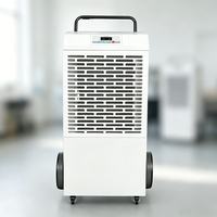 Nouveau déshumidificateur professionnel industriel portable haute efficacité en acier inoxydable 138L/D pour entrepôt commercial et séchage d'air