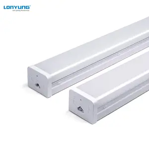 모조리 색상 변경 led가 조명-ETL 나열 Linkable LED 숍 라이트 튜브 20W 따뜻한 화이트 비상 LED batten 빛 백업 배터리 산업 조명