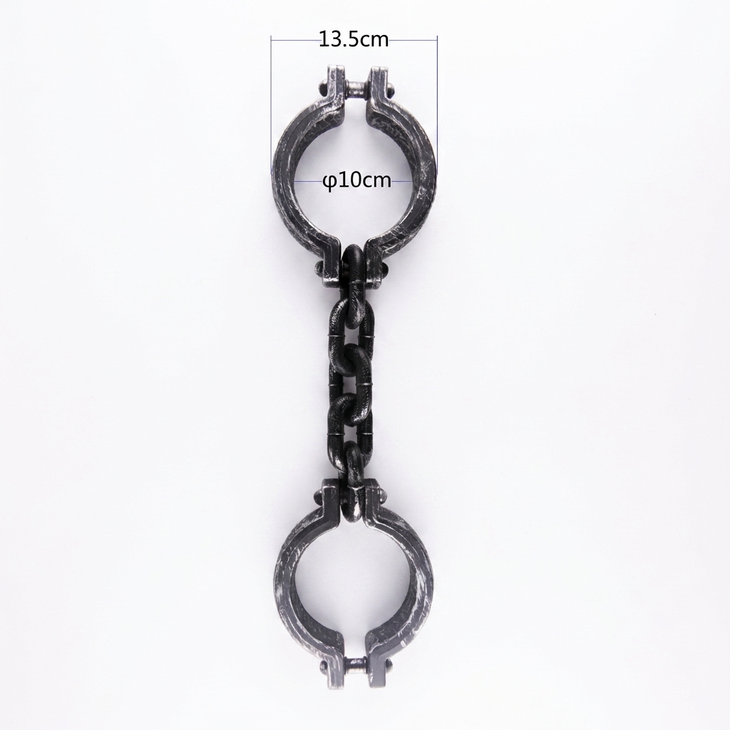 Grilletes grises 51,5 cm x 13,5 cm