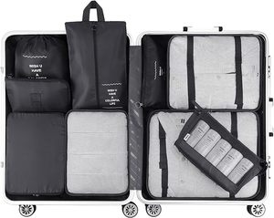 Du lịch hành lý lưu trữ túi 9 mảnh đặt quần áo tổ chức Túi du lịch Phụ kiện Lưu trữ Set - Product Image 6