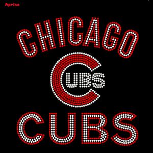 <strong>Chicago</strong> Bears Cubs <strong>bulls</strong> Rhinestone Transfer Sparkling DIY Clothing Decoration Easy Iron on Design for Athletes &amp; Fans - Product Image 2