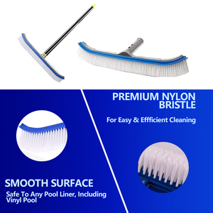 Outils de nettoyage de <span class=keywords><strong>brosse</strong></span> de <span class=keywords><strong>piscine</strong></span> robustes Brosses de <span class=keywords><strong>piscine</strong></span> de structure de poignée en aluminium <span class=keywords><strong>pour</strong></span> nettoyer les murs de <span class=keywords><strong>piscine</strong></span> - Product Image 4
