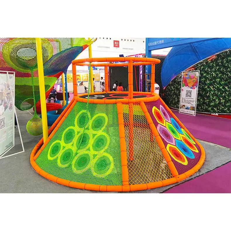 Customized Family courtyard rope net recreation playground Amusement park climbing equipment