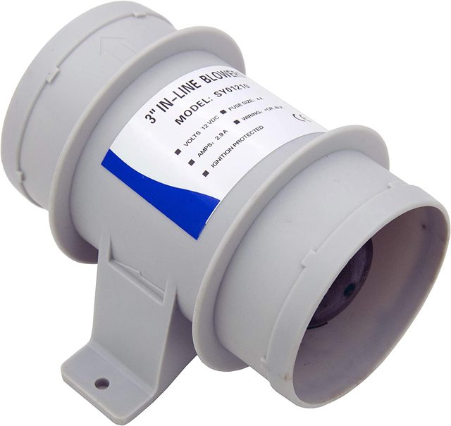 Blower Bilge Blower 12V 4A Marine Air Blower Boat Cool Fan Marine Ventilation