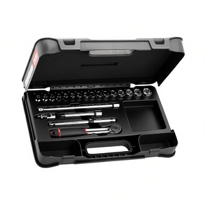 Juego de llaves de vaso de 606 3/8 pulgadas con trinquete y extensiones para reparación automotriz - Product Image 2