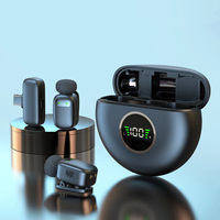 Microfono Lavalier Wireless K20 con Doppio Microfono, Riduzione del Rumore Audio/Video, Clip per Rispondi Video, Essenziale per Creatori di Contenuti