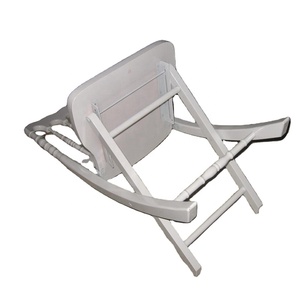 Or blanc Bois <span class=keywords><strong>Chaise</strong></span> <span class=keywords><strong>Pliante</strong></span> <span class=keywords><strong>Napoléon</strong></span> Pour Mariage Hôtel - Product Image 2