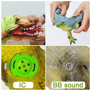 27 inç büyük PVC pamuk vinil büyük doldurulmuş plastik yumuşak kauçuk dinozor oyuncak - Product Image 3