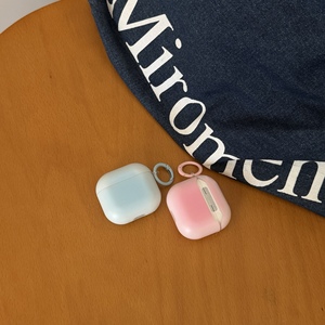 Étui anti-perte pour écouteurs Apple <span class=keywords><strong>Airpods</strong></span> 2 3 4 <span class=keywords><strong>Pro</strong></span> 2 3, avec givrure colorée dégradée, pour écouteurs sans fil, housse pour écouteurs, boîte de charge - Product Image 3