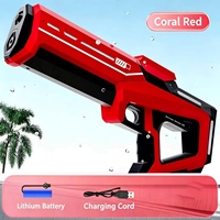 Pistolet à eau électrique automatique à aspiration pour piscine, jouet en plastique, pistolet à eau puissant et étanche pour enfants
