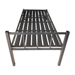 Cama Individual Plegable Minimalista Moderna para Dormitorio <span class=keywords><strong>de</strong></span> Empleados, Cama <span class=keywords><strong>de</strong></span> Hierro Reforzada <span class=keywords><strong>de</strong></span> <span class=keywords><strong>90</strong></span> cm, Cama para Siesta para el Hogar - Product Image 5