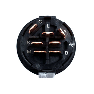 Interrupteur d'allumage avec 2 clés pour tondeuses à gazon Husqvarna modèle 532193350 193350 noir - Product Image 5