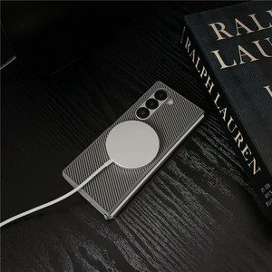 <span class=keywords><strong>เคส</strong></span>โทรศัพท์แบบฝาพับมีห่วงแม่เหล็กในตัวพีซีลายเส้นใยสำหรับ Samsung <span class=keywords><strong>flip</strong></span> 7 6 5 4 FE พับ7 6 5 - Product Image 5