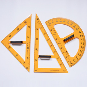 Gelsonlab HSMM-017 - Juego de Herramientas de Dibujo para Pizarra Inteligente y Marcador de Borrado en Seco, Juego de Triángulos, Juego de Cuadrados, Juego de Geometría - Product Image 3