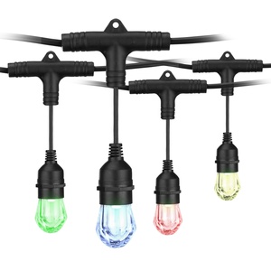 Tira de luces led inteligente con wifi para decoración de fiestas, tira de luces led de 24 pies, 36 pies y 48 pies, RGB, CCT - Product Image 1