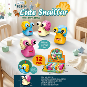 Cute Snail Walking Cartoon Press Friction <b>Toy</b> Plastic Slow Motion <b>Bug</b> <b>Toy</b> for Kids Ages 2-4 - Product Image 5