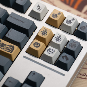 Mifuny Elden <strong>Fading</strong> Keycaps PBT Cherry Profile Five Side Dye Sublimation 193 Keys for MX Switch 68/104/108 Mechanical <strong>Keyboard</strong> - Product Image 5