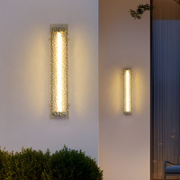 Lampe murale extérieure LED moderne, minimaliste et luxueuse, étanche, pour cours, jardins, entrées, devantures de magasins