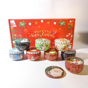 Cadeau de Noël et d'anniversaire, bougie aromathérapeutique, ambiance romantique, emballage cadeau semi-artisanal, directement de l'usine - Product Image 3