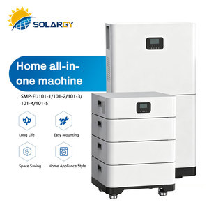 Système de stockage d'énergie solaire tout-en-un 20,48 kWh 30,72 kWh 40,96 kWh 51,2 kWh 10 kW avec onduleur hybride intégré et batterie LiFePO4 ESS - Product Image 1