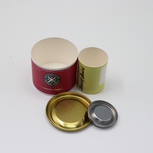 Emballage en tube de papier recyclable personnalisé de qualité alimentaire pour cornets de crème glacée avec feuille d'aluminium de qualité alimentaire à l'intérieur - Product Image 5