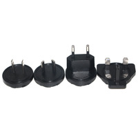 Adaptateur de charge universel portable international avec câble d'alimentation à prise CC