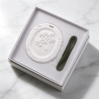 Diffuseur d'arômes suspendu Finru, fleur en plâtre, maison, bureau, armoire, parfum longue durée, huile essentielle, coffret cadeau