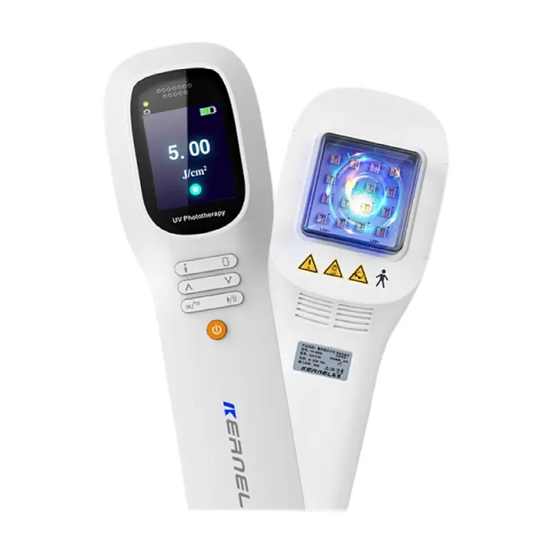 best seller 308nm targeted LED uv light with best price KN-5000H mini 308 excimer psoriasis vitiligo psoriasis