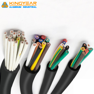 สายไฟควบคุมตัวนำทองแดงหุ้มฉนวนพีวีซี KVV kyjv XLPE สายเคเบิลหลายแกนทนไฟ600V - Product Image 1