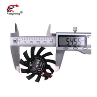 Moteur DC Micro Mini 60mm 12V 24V, ventilateur axial sans cadre 60x60x10mm en plastique, personnalisable ODM pour la ventilation industrielle