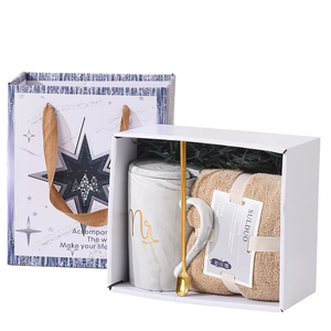 Custom Mug Towel Set Birthday Gift Set Christmas Souvenir Wedding Favors for Guests Return Gift Unique Ceramic Cup