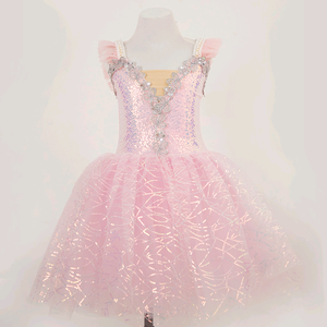 बच्चों के बैले प्रदर्शन टॉडलर थोड़ा हंस झील <span class=keywords><strong>Tutu</strong></span> स्कर्ट लड़कियों पेशेवर पोशाक स्पेनिश/कपास सरल सुरुचिपूर्ण - Product Image 3