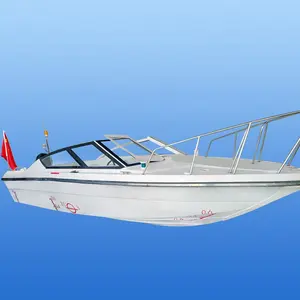 Desain baru 7m/23Ft baling-baling bensin serat kaca cepat perahu laut mewah perahu rekreasi Yacht dibuat di Cina
