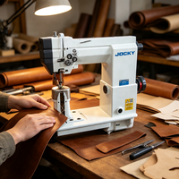 Machine à coudre industrielle à double aiguille JOCKY JK9920 pour articles en cuir et fabrication de chaussures