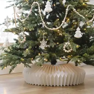 Nicro מותאם אישית בסגנון מודרני פסטיבל חג המולד מספק כיסוי עץ חג המולד קישוט עץ חג המולד