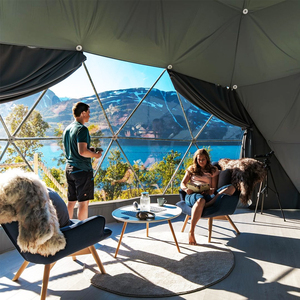 Carpa Iglú de Lujo para Exteriores de Invierno, <span class=keywords><strong>Casa</strong></span> Domo Geodésica Transparente para Glamping - Product Image 4