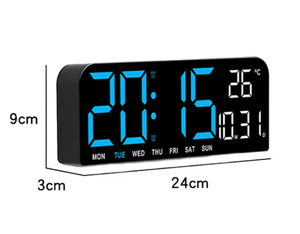 Nuevo Reloj <span class=keywords><strong>Despertador</strong></span> Electrónico Multifuncional Moderno de Plástico con Pantalla LED Digital, Salida USB, Termómetro de Mesa y Calendario Perpetuo - Product Image 4