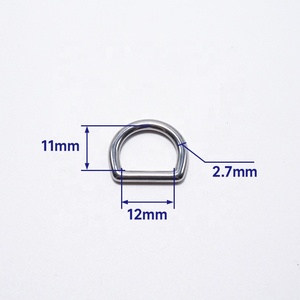 Gesper perangkat keras kerah anjing cincin D baja tahan karat 304 10mm 12mm 15mm 16mm - Product Image 3