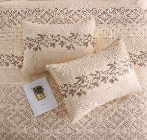 Edredón bordado de nuevo estilo, colcha con patrón hermoso, ropa de cama acolchada lisa, juego de cama suave transpirable - Product Image 4