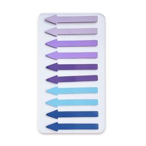 Étiquettes autocollantes en forme de flèche ultra-fines en PET, bloc-notes adhésif, notes autocollantes semi-transparentes, index de couleur en surbrillance, petit format - Product Image 3