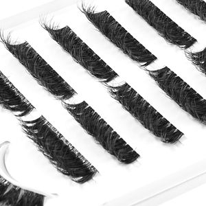 Wholesale Bulk <b>Individual</b> Professional Synthetic Hair Cruelty-Free Starter 30d 40d 50d Diy Segment Strip Eyelash <b>Cluster</b> - Product Image 4