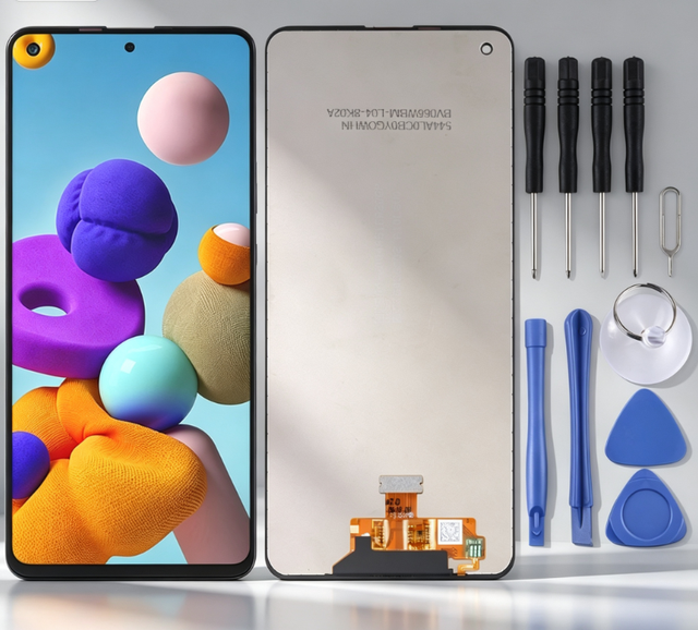 For Samsung for Galaxy A21s SM-A217 Original LCD Screen and Digitizer Full Assembly Touch Display Replacement Part