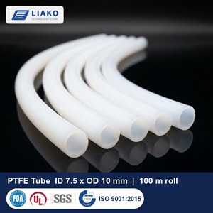 Tube en PTFE de qualité alimentaire 7,5x10mm, conforme FDA, tube en PTFE naturel, rouleau de 100m pour lignes de fluides alimentaires et pharmaceutiques - Product Image 1