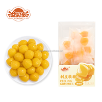 Bonbons gélifiés 3D pelables aux fruits, saveurs assorties, étiquette personnalisée OEM/ODM, refermables, vente en gros, directement de l'usine, en conserve souple
