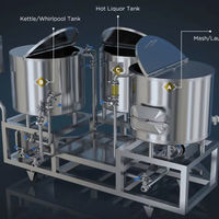 Système de brassage de bière clé en main 3BBL avec brasserie, cuves de brassage et équipement de brasserie de CARRYBREWTECH à vendre