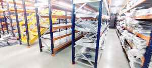 Roulettes pour porte-vêtements en acier robuste, finition grain de pierre thermolaquée, empilables, haute capacité de charge, roues de 4-6 pouces - Product Image 2