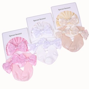 Offre Spéciale enfants bandeau bébé chaussettes <span class=keywords><strong>Turban</strong></span> ensemble bébé fille diamant fil pull chapeau nouveau-né <span class=keywords><strong>Turban</strong></span> - Product Image 2