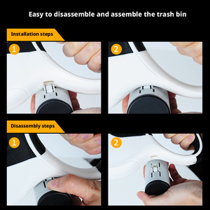 Correa retráctil automática de nailon sólido y suave para perros, con cinta para sujetar bolsas de basura, accesorios transfronterizos para mascotas - Product Image 5